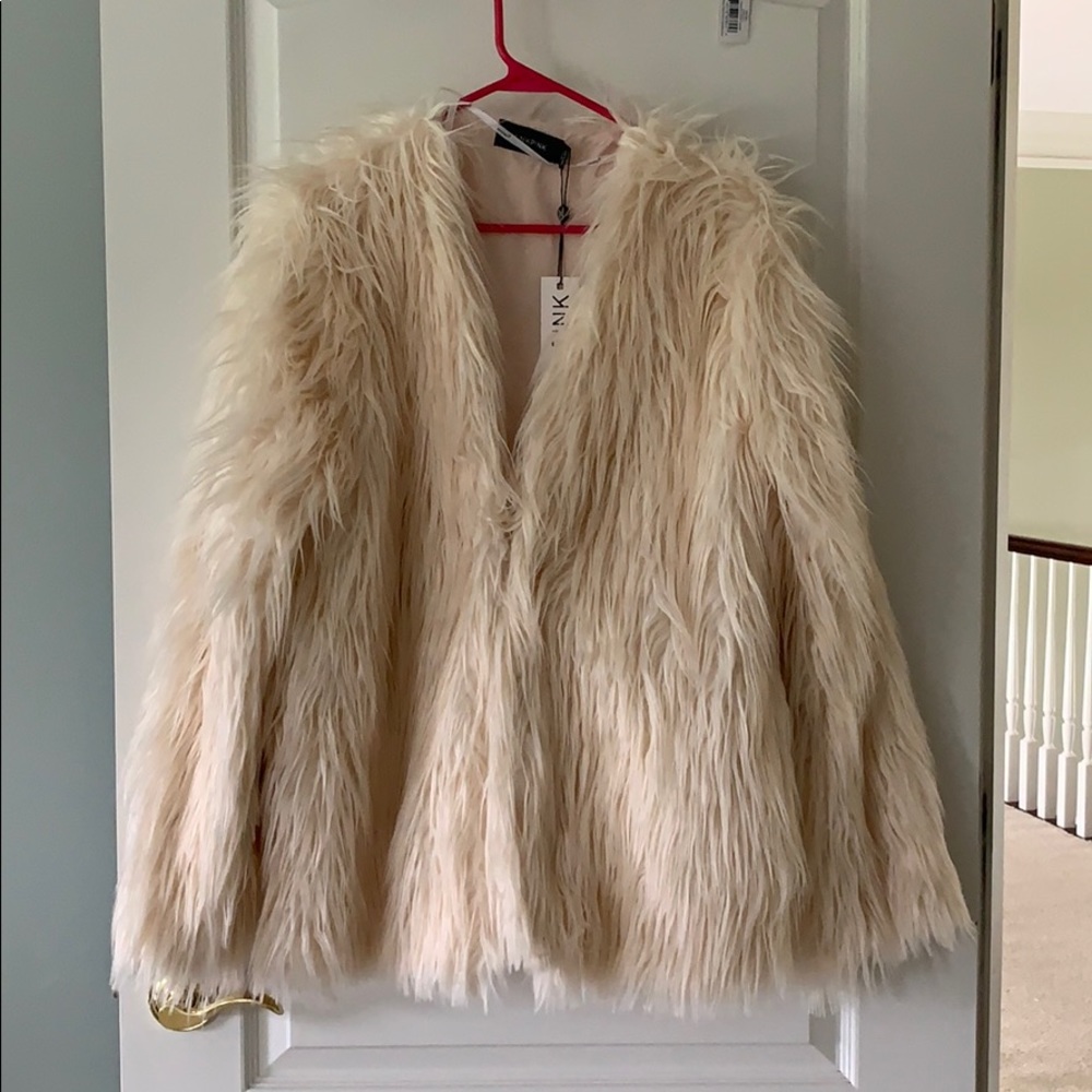 MINKPINK Faux fur coat